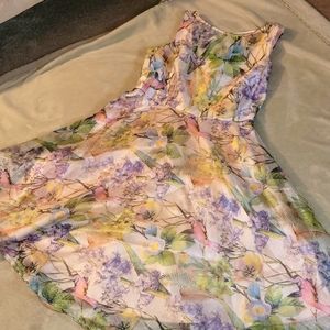 Floral Print Midi Dress